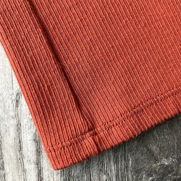 All In Favor Jumpsuit Orange Romper Jumpsuit Size Extra Small High Neck Pockets - Picture 3 of 12